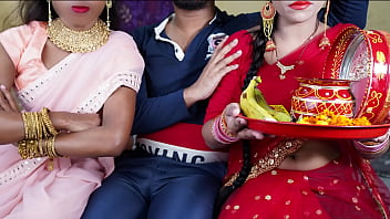 Gairah Malam Karwa Chauth: Ranjang Panas Cewek India Yang Menggoda