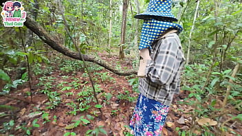 สาวไทยหลงป่า ไฟกำหนัดลุกโชน ถึงขั้นสวาทกันกลางไพร