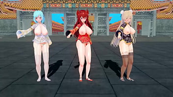 Gadis Virtual Mmd Rayakan Imlek Dengan Goyang Menggoda