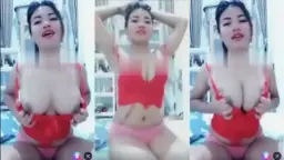 Celana Dalam Merah Jambu Manda Yang Menggoda
