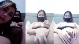 Mahasiswi Genit Live Colmek Di Samping Sahabat Karibnya Yang Lagi Bobo