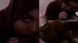 Sepong Mesra Hijab Cokelat Yang Menggoda