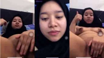 Ukhti Fatin Amira Yang Menggoda Dalam Video Viral 01
