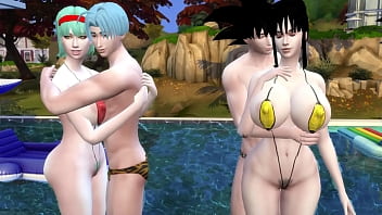 Bulma, Istri Dan Ibu Tiri Yang Tergila-gila Seks, Terangsang Melihat Kontol Besar Anak Tirinya Dan Temannya Yang Siap Menghajar Lubang Pantatnya Lebih Ganas Daripada Suaminya Yang Cuckold