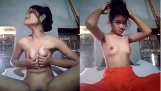Gadis India Telanjang Memuaskan Diri Di Depan Kamera Live