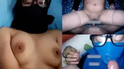 Mengguyur Wajah Pacar Berjilbab Dengan Sperma
