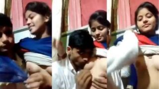 Paman Mesum Mengisap Payudara Montok Sepupunya Dalam Video Desi