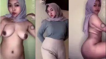 Rahma Bergoyang Sensual Dengan Jilbab Dan Toge, Tampil Menggoda Di Tiktok
