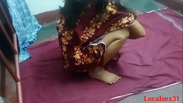 Desi Bhabi Desa India, Sanggul Saree Merah Menggoda, Ranjang Bergoyang (video Resmi Localsex31)
