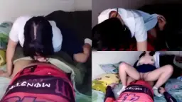 Adik Smpku Yang Pulang Sekolah Dan Langsung Menggoda
