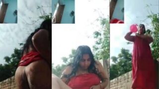 Bidadari Desi Mandi Telanjang Di Alam Terbuka Lalu Panas-panas Minta Video Call Bercinta