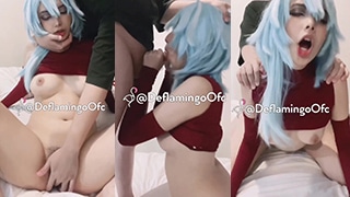Ngentot Cosplayer Nana Chan Sebagai Eula Yang Menggoda