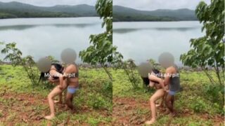Pasangan Mesum Monika-arpit Nikmati Bercinta Di Alam Terbuka India