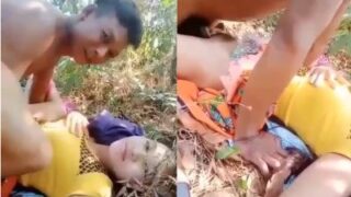 Pasangan Nepal Bercinta Liar Di Hutan Belantara