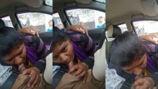 Pria Tamil Yang Diam-diam Mengisap Kontol Suami Istri Di Dalam Mobil