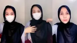 Rani Nakal Menggoda Dengan Remasan Payudara Di Balik Hijab Transparan