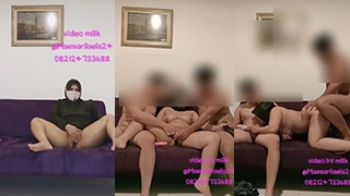 Ukhti Nakal Digilir Dua Kontol Ganas