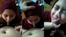 Muncratan Panas Di Muka Cewek Berjilbab