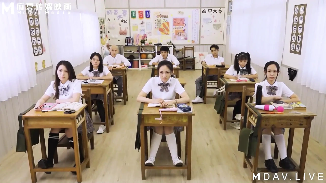 Mdhs-0002 Madou College/teacher And Student 3p! A Ridiculous Teacher’s Day Gift