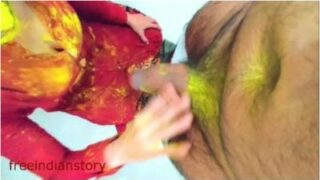 Pasangan Kotor Ini Main Chuda Chudi Di Hari Holi Bikin Basah Kuyup