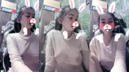 Tami Pamer Toket Montok Tembus Pandang Bikin Ngiler.