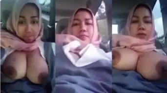 Hijab Prank Ojol, Ngegas Di Dalam Mobil Sampai Basah Keringetan
