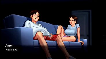 Ibu Tiri Melirik Sekali Lagi, Sambil Buka Kancing Baju (18+)