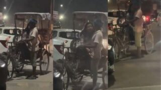 Cewek Mumbai Colok Kontol Tukang Becak Pake Tangan, Bahasa Hindi Bikin Panas.